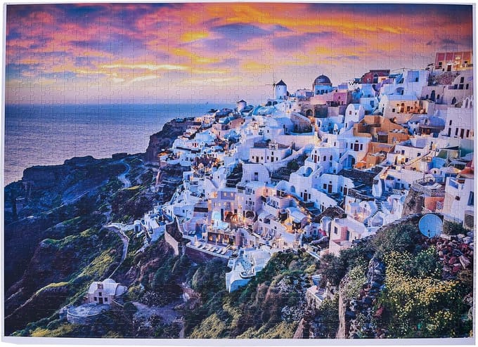 1000-delige Puzzel - Legpuzzel Stad - Ontspanning Thuis - Gedetailleerd Stadsbeeld - 68x48cm