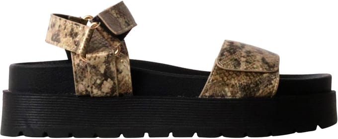 Joalice-sandalen met klittenbandsluiting en plateauzool
