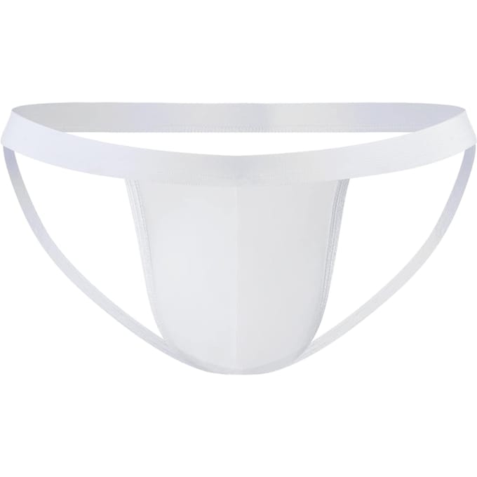 Transparante jockstrap slip - wit