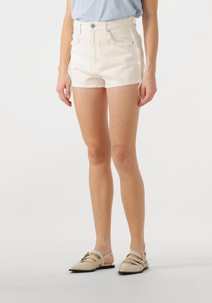 ABRAND JEANS High Relaxed Short Keke Jeans Dames - Broek - Gebroken wit - Maat 28