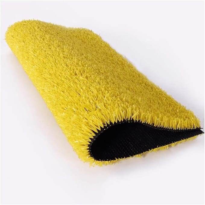 Kunstgras Mat - Kunstgazon - Buiten Decoratie - UV Bescherming - 3 cm Hoogte - Geel