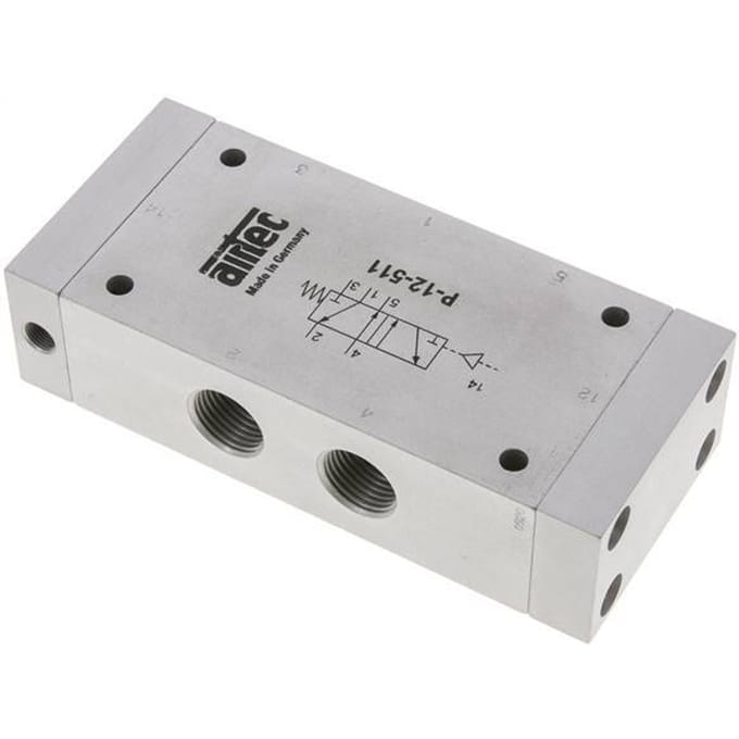 5/2 G1/2'' Luchtgestuurd Ventiel ATEX 0-10bar/0-140psi Airtec