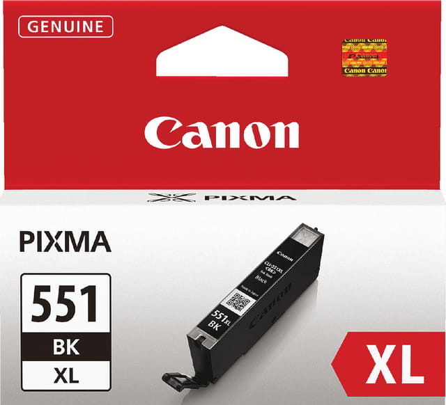 Canon CLI-551BK XL inktcartridge zwart hoge capaciteit (origineel)