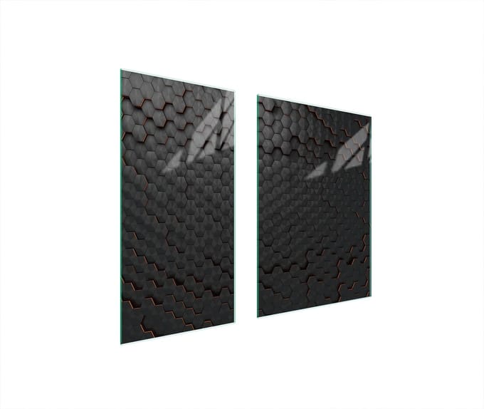 TMK ArtDeko - Snijplank - Glas - 75x52 cm - Zwart