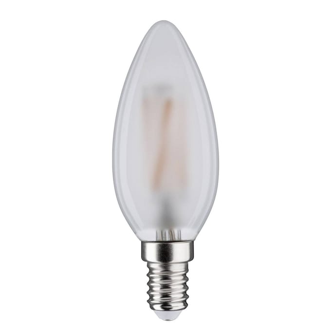 Filament 230 V LED kaars E14 470lm 5W 2700K dimbaar Mat