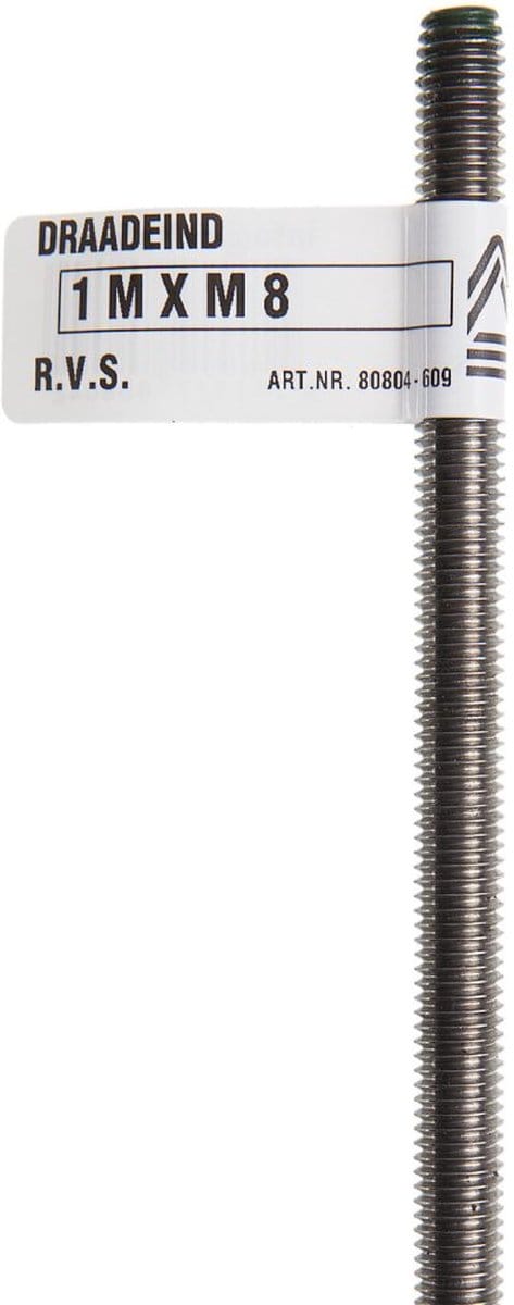 Deltafix draadeind r.v.s. a2 1 m x m 5 din 976 1 st.