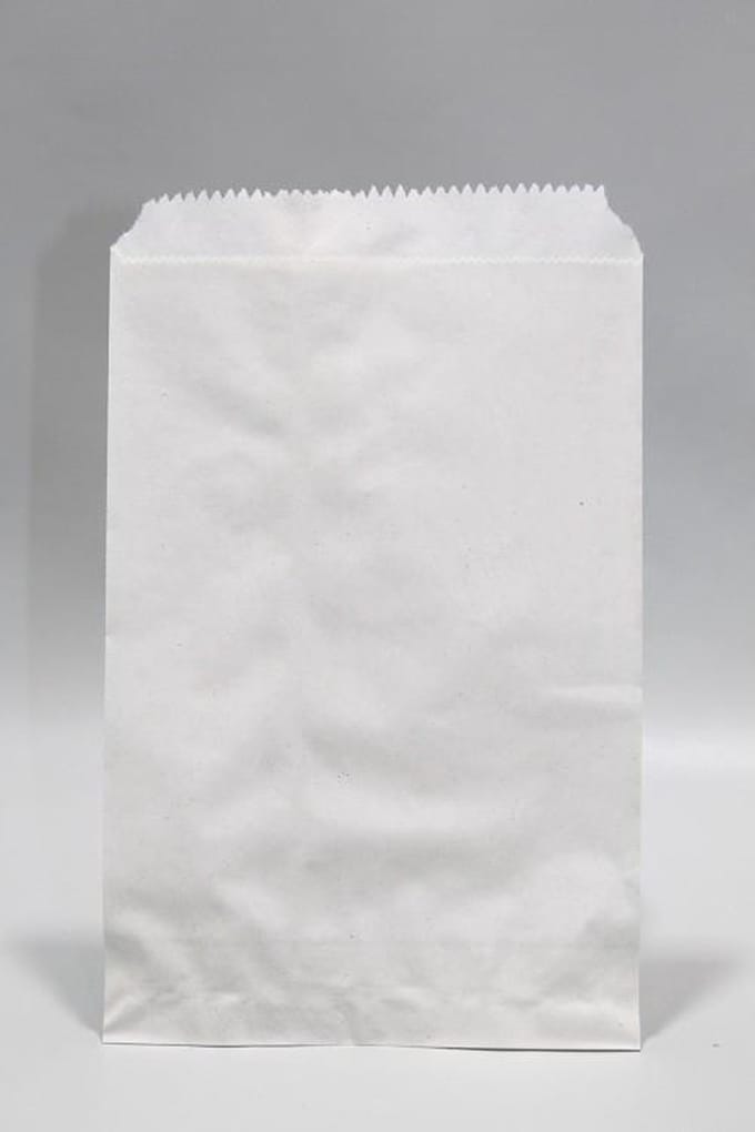 Zakken Papier Wit 35grs 9x12cm Cellulose Papier (125 stuks)