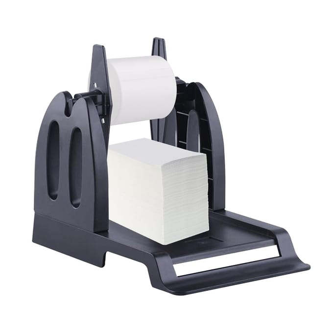 Labelhouder voor Desktop Thermische Labelprinter 2 in 1 Rollen & Fan-Fold Stapellabels Verzending