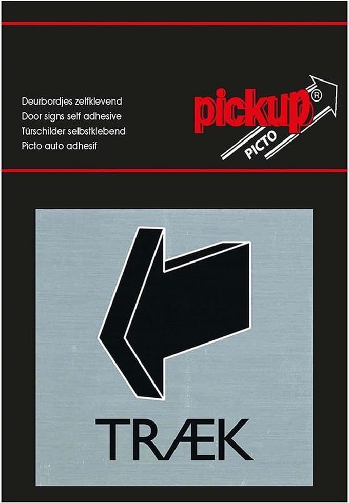 Pickup Route Alulook Alu picto 80x80 mm - TRAECK