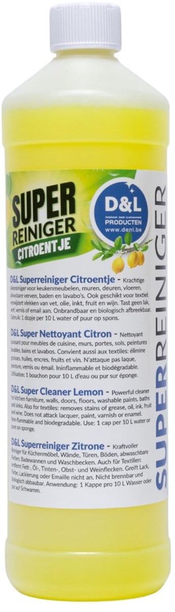 D&L Vloeibaar Citroentje Ontvlekker - 1L.
