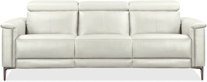 Lund-3Zitsbank - 2 Relax - CrÃ¨me PU