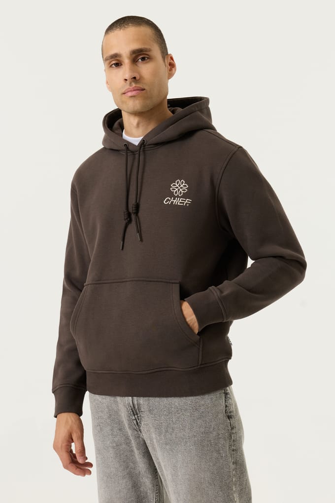 Chief Heren Sweater Bruin - Maat L