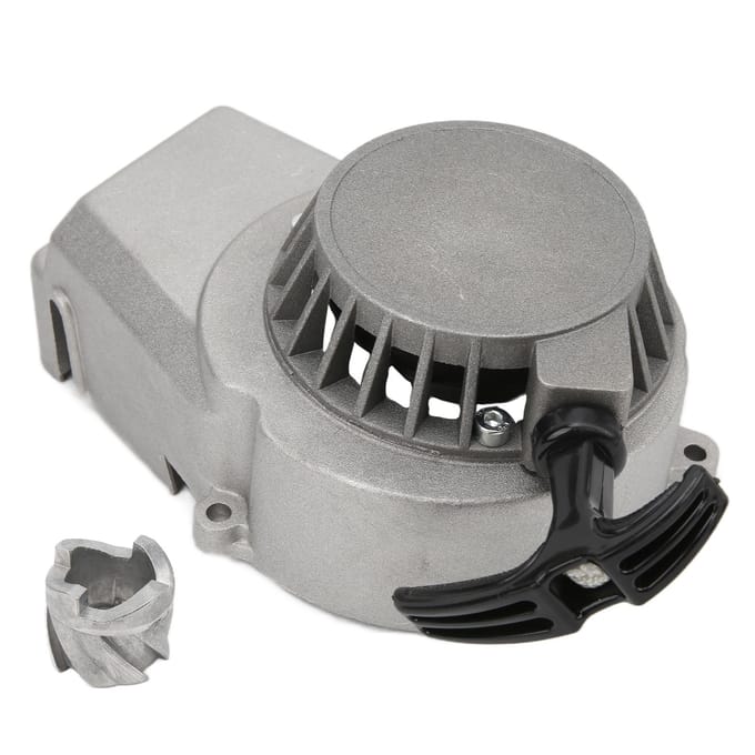 Lanceur Starter Démarrage avec Alliage d'Aluminium Central Adapté pour Mini Moto Pocket Bike Dirt 2 Temps 47cc 49cc