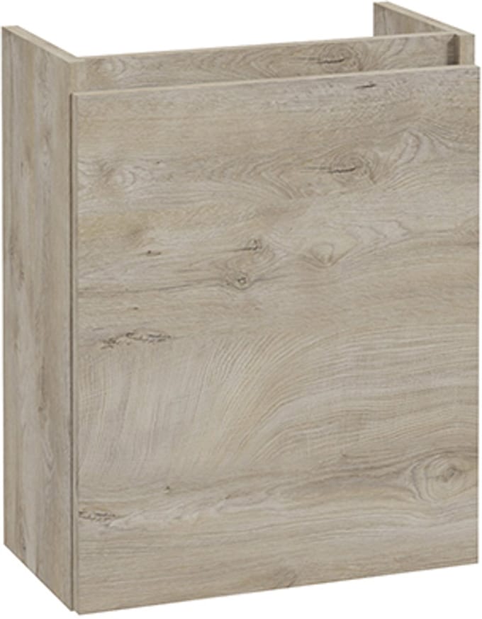 Wiesbaden Alvara Fonteinkast 40 x 22 x 50 cm - Grijs Eiken