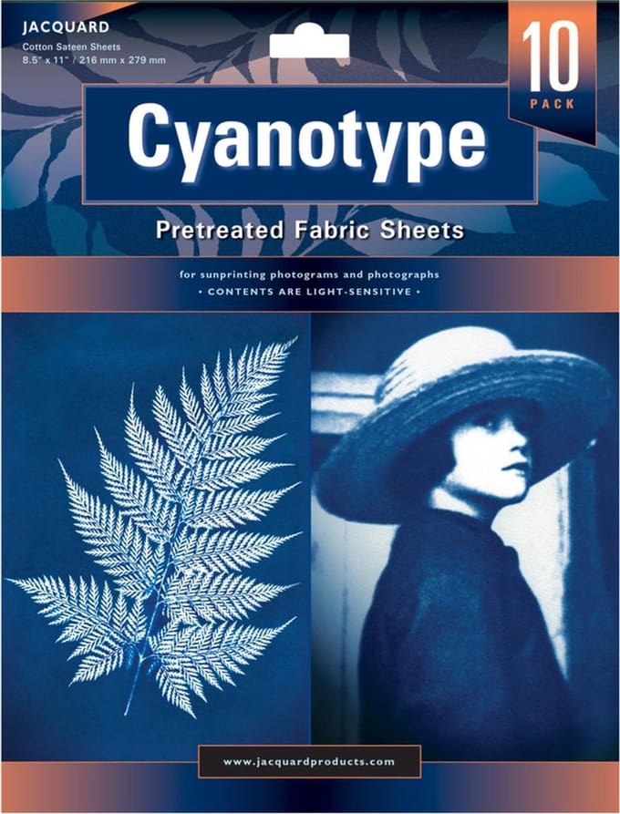 Jacquard Cyanotype voorbehandelde vellen A4 10 stuks creatief speelgoed.