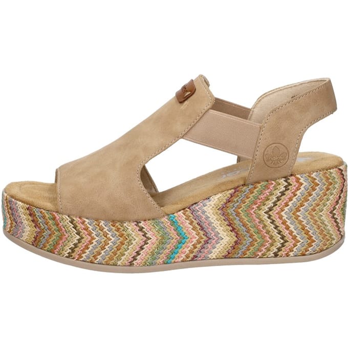 Rieker Sandalen Hak Sandalen Hak - beige - Maat 41