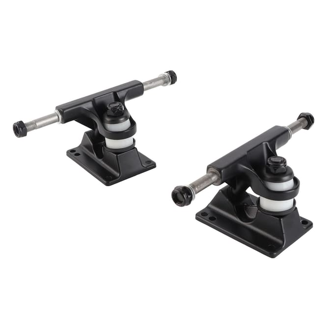 2 stuks Skateboard Trucks Combo 3.25 inch Wielen Abec Longboard Skatebaord Accessoire zwart
