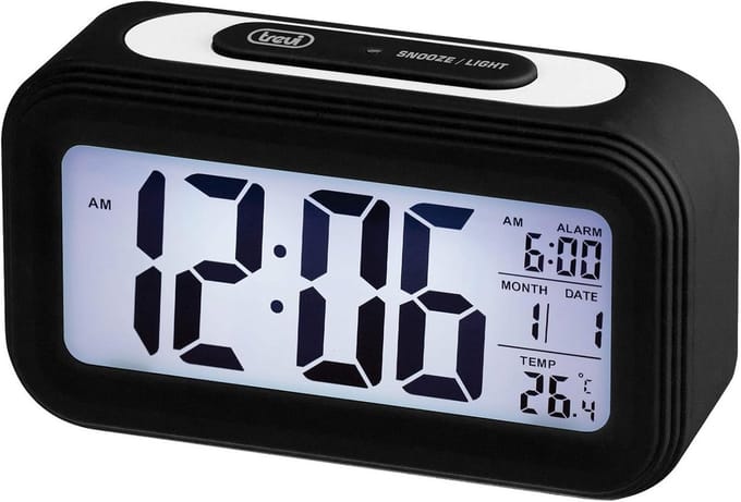Digitale Wekker met Alarmfunctie en Verlichting
