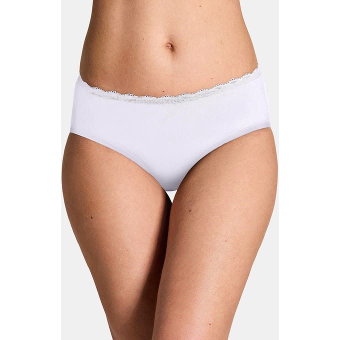 Tailleslip, set van 2 - wit - Gr. 48 van Goldner Fashion