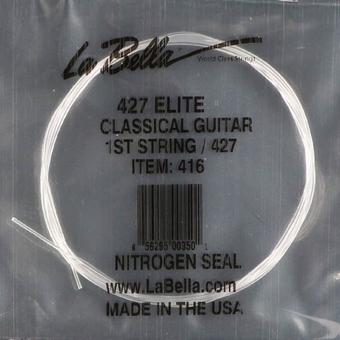 La Bella L-416 E-1 snaar, clear nylon