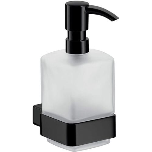 Emco Loft black liquid soap dispenser wall model 052113301
