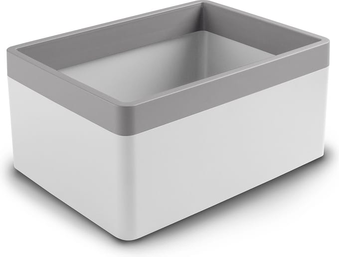 Sunware - Sigma home organiser 3,3L wit grijs - 24 x 18 x 11,4 cm
