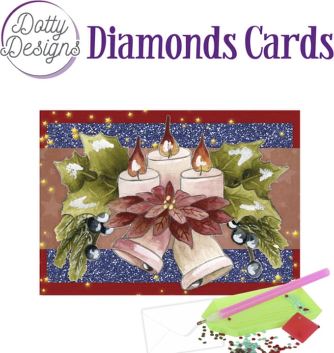 Diamond Painting Dotty Design Diamonds Cards | Christmas Piece