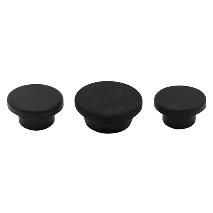 3-delige achterklep rubberen plugset voor Jeep Wrangler JK JL 2007-2018 red