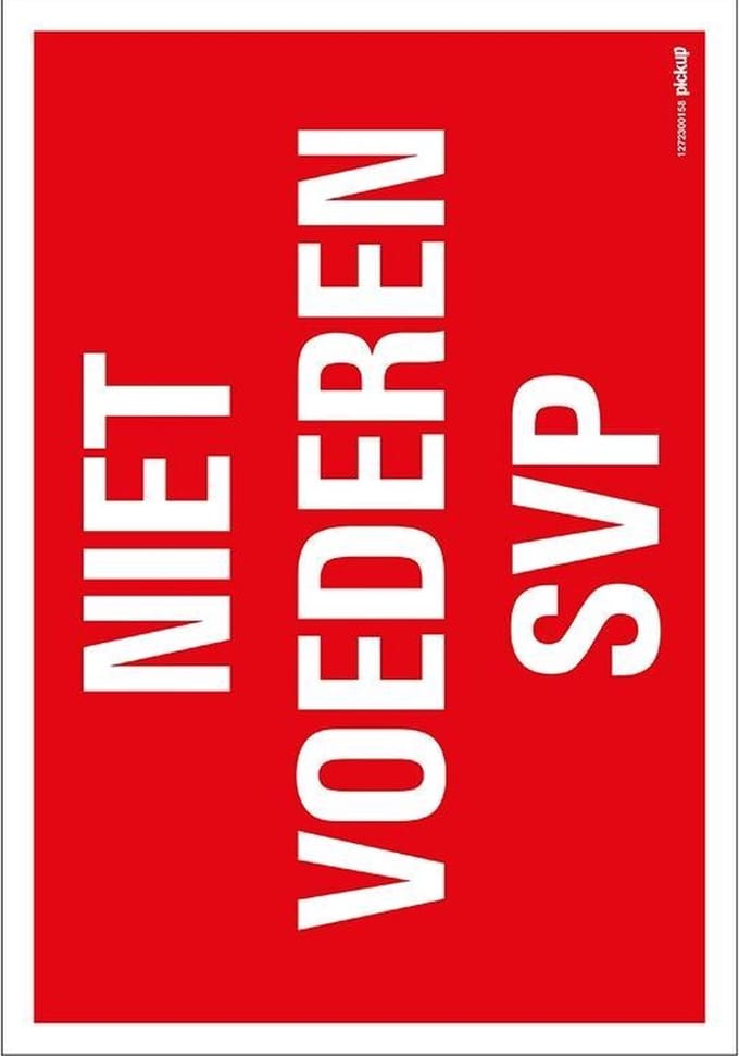 Pickup bord 23x33 cm Combinatie - Niet voederen svp