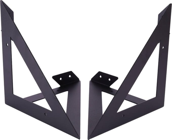 Gorillz Wearer Industriële Plankdragers Set van 2 Legplankdragers Zwart