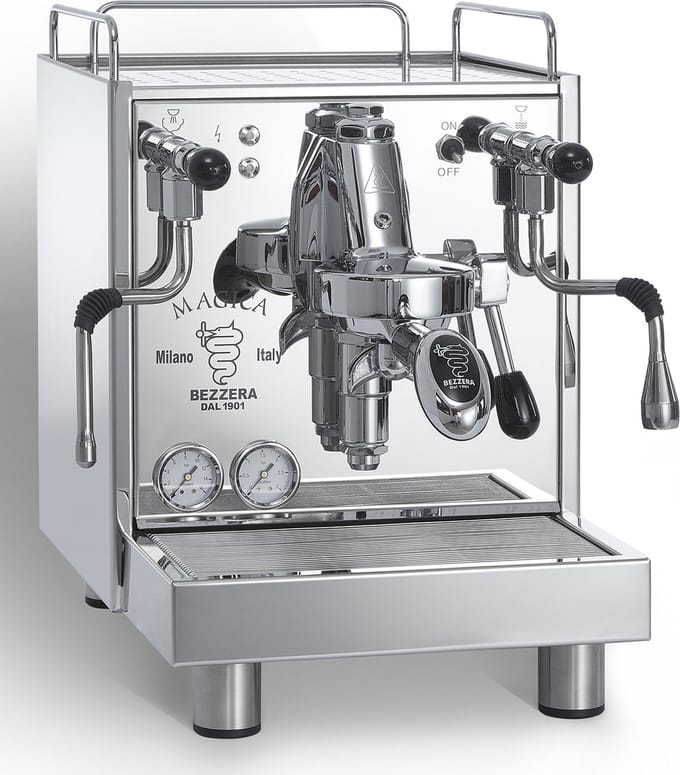 Bezzera Magica S PID Espresso machine, semi-professionele - Roestvrij staal