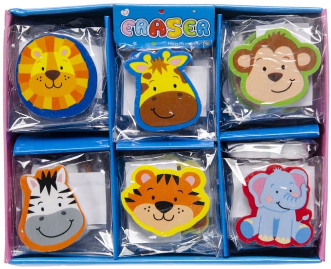 Duckiez Gum Wilde Dieren - 36 stuks