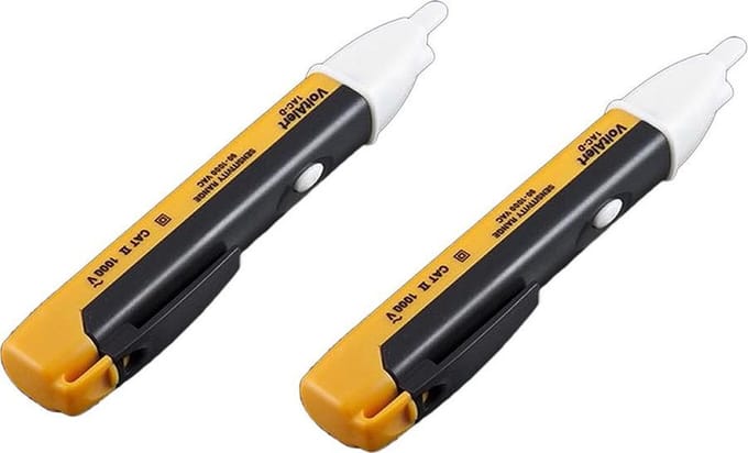 DW4Trading Voltage Spanningszoeker - Volt Stick Pen - 90-1000 Vac - Set van 2 Stuks