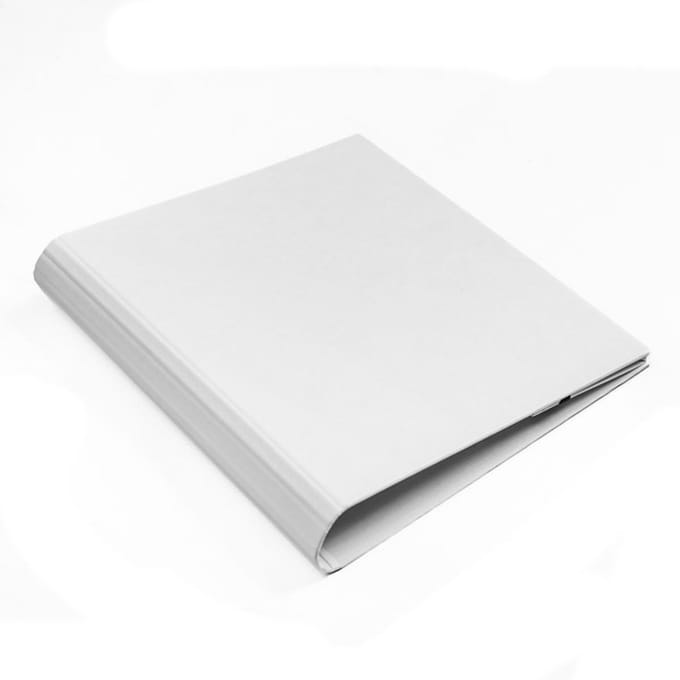 Luxe ringband A5 wit