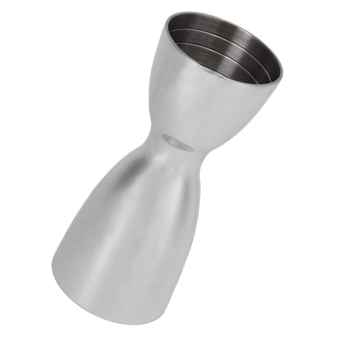 Cocktail Dubbele Jigger Roestvrij Staal Wijn Maatbeker Bar Bartending Maat Jigger U-Vormig Mirror Light gray