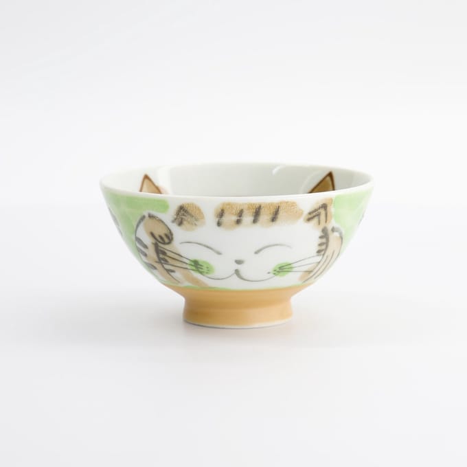 Groene Kom - Kawaii - 11.5 x 6.2cm 250ml