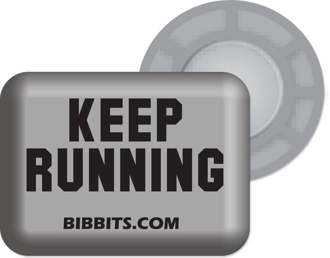 Bibbits hardloopmagneten | Keep Running Silver