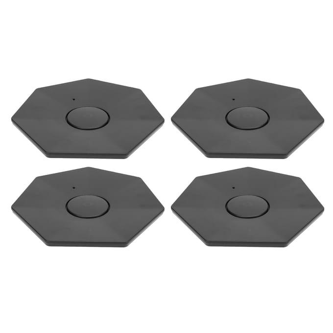4 STUKS Wiel Naafdoppen Set Zwart Volledige Bescherming Stijlvol Zwart Klik-On Wiel Band Naaf gray