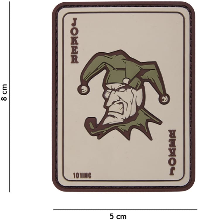 Embleem 3D PVC Joker coyote