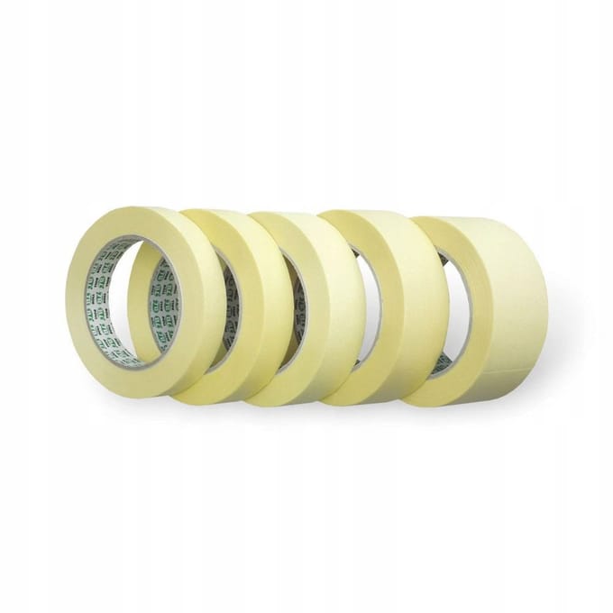 Afplaktape 19 mm x 50 m - Hittebestendig tot 80°C