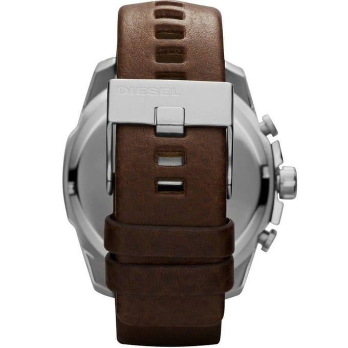 Diesel DZ4281 Mega Chief Chronograaf Herenhorloge 51mm bruin