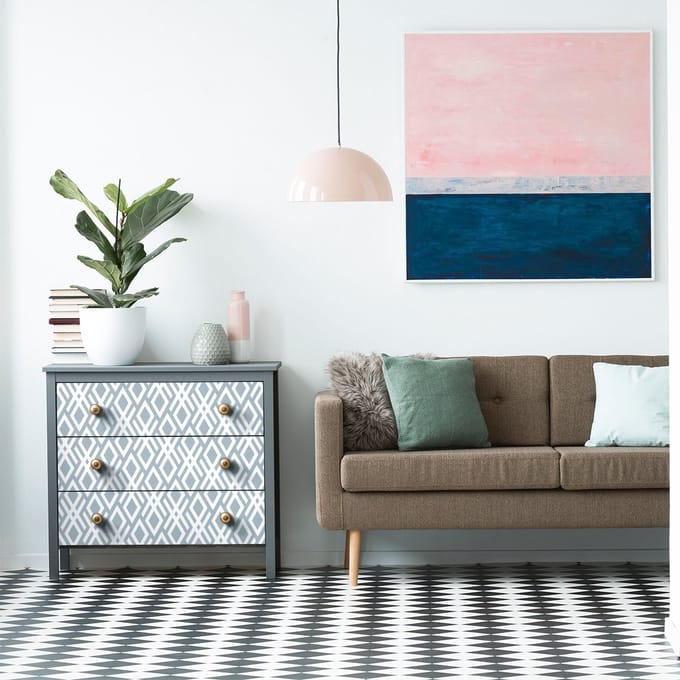 Scandinavische meubelsticker keld 40 x 60 cm