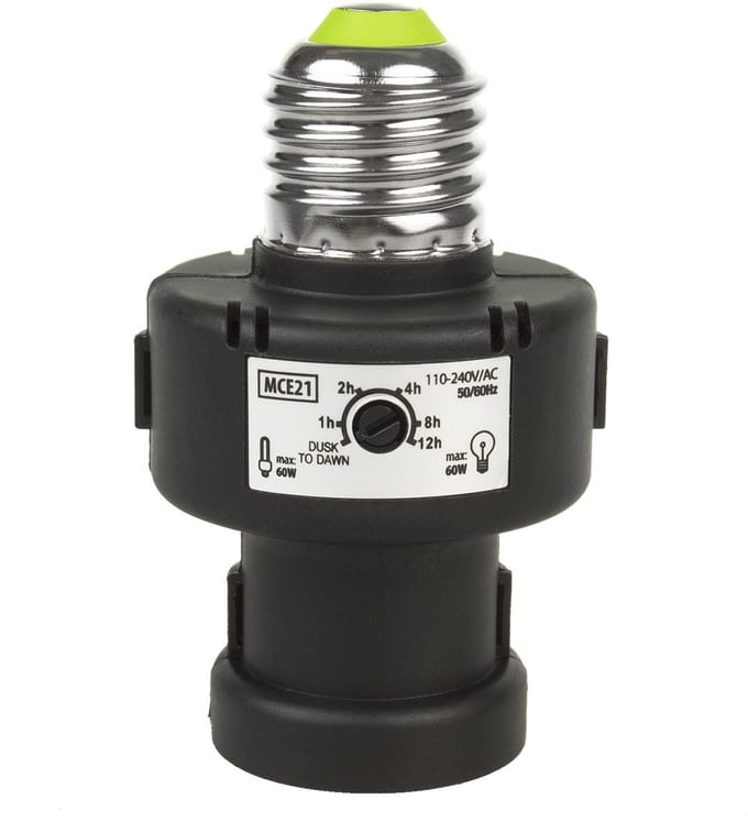 Maclean MCE21B schemersensor voor bulb IP20 klasse