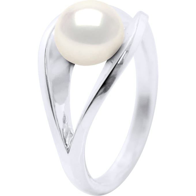 Ring Echte Cultiveerde Zoetwaterparel Knop 8-9 mm