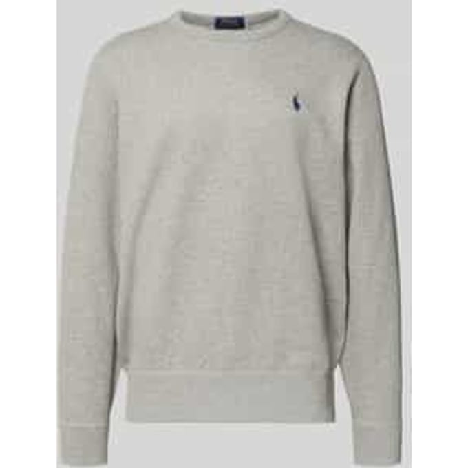 regular fit sweatshirt van katoenmix