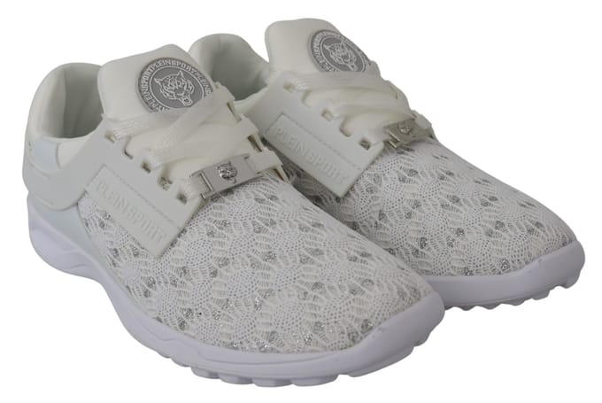 Plein Sport Vrouwen Wit Polyester Runner Beth Sneakers Schoenen