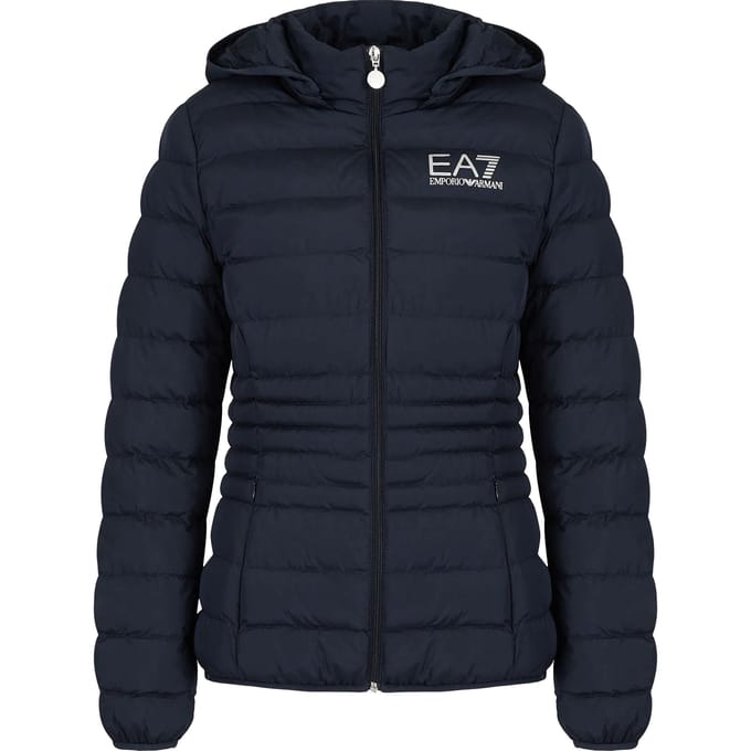 EA7 Core Lady Hooded Puffer Jas Dames