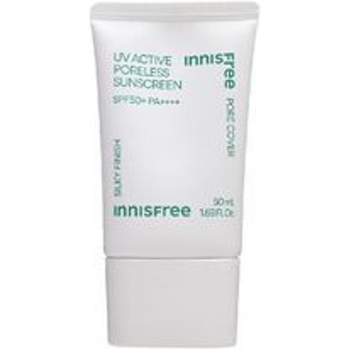 Innisfree Crème solaire active UV Poreless SPF50+ PA++++ 50 ml (3 Options) 3PCS