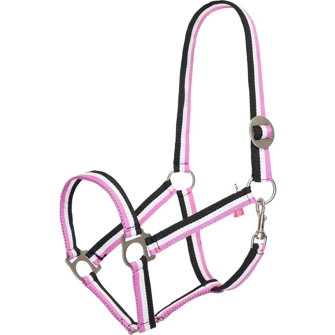 Imperial Riding Halster Nylon Economic - Neon Pink - Full Size