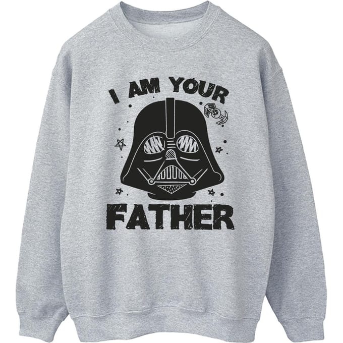 Star Wars Heren I Am Your Father Sweatshirt (Sportgrijs)